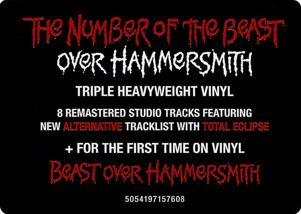 Iron Maiden – The Number Of The Beast / Beast Over Hammersmith  , 3LP , Trifold