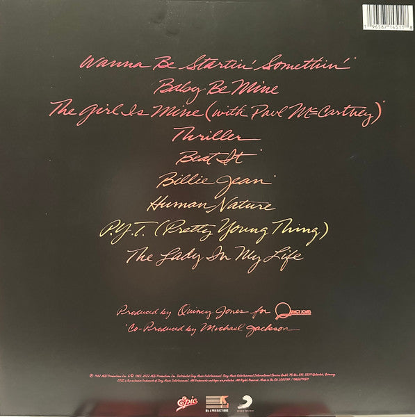 Michael Jackson – Thriller 40, Gatefold