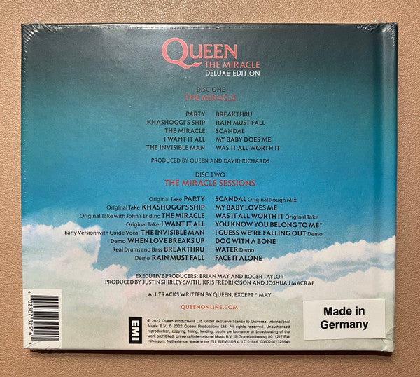 Queen – The Miracle, 2xCD, Deluxe Edition