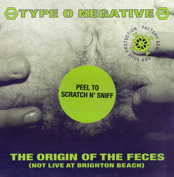 Type O Negative – The Origin Of The Feces (Not Live At Brighton Beach)   ,  	 2  LP,  Green with Black Marble