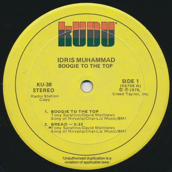 Idris Muhammad – Boogie To The Top