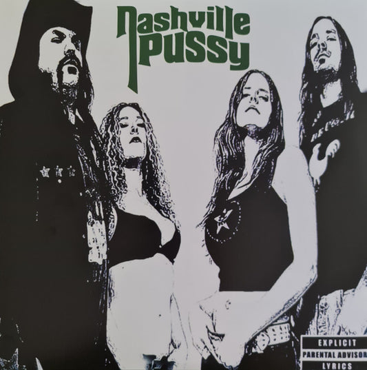 Nashville Pussy – Say Something Nasty      ,   Record Store Day, Green w/ White Swirl