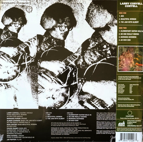 Larry Coryell – Coryell ,  Record Store Day, Deluxe Edition,  Rose Transparent