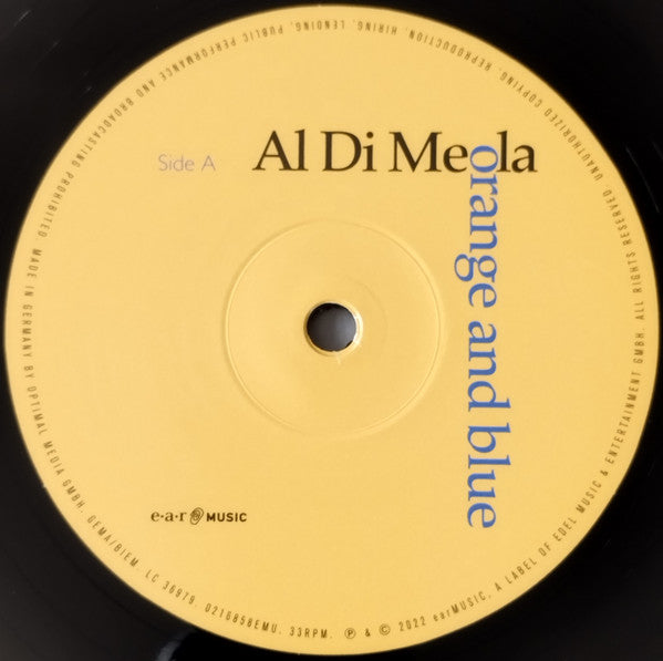 Al Di Meola – Orange And Blue  ,  2LP , Gatefold , 180 gr