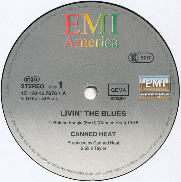 Canned Heat ‎– Living The Blues   ,  2LP , Gatefold