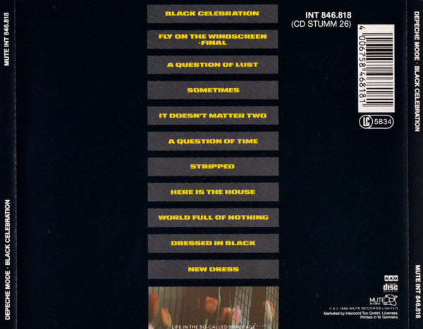 Depeche Mode – Black Celebration