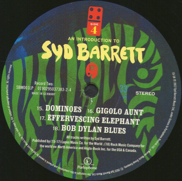 Syd Barrett – An Introduction To Syd Barrett, 2xLP