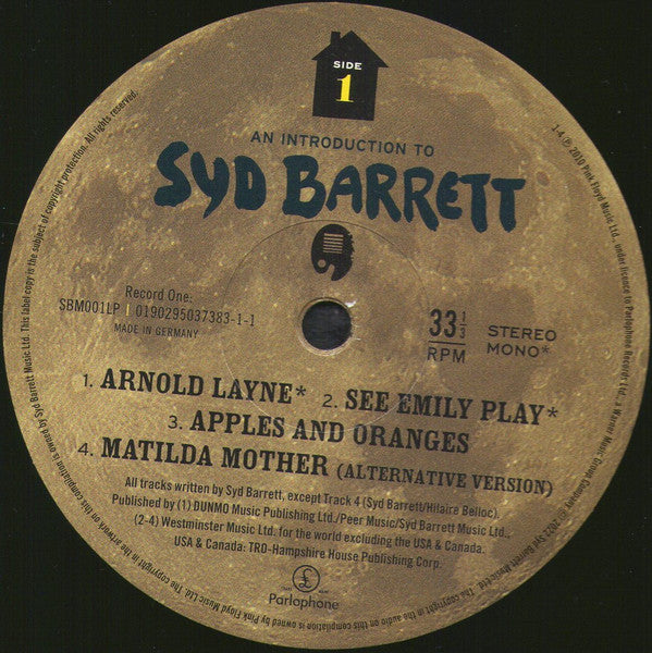 Syd Barrett – An Introduction To Syd Barrett, 2xLP