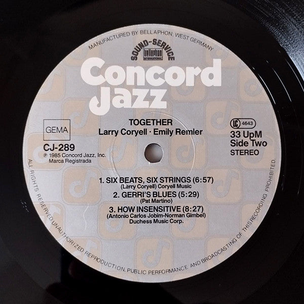 Larry Coryell & Emily Remler – Together