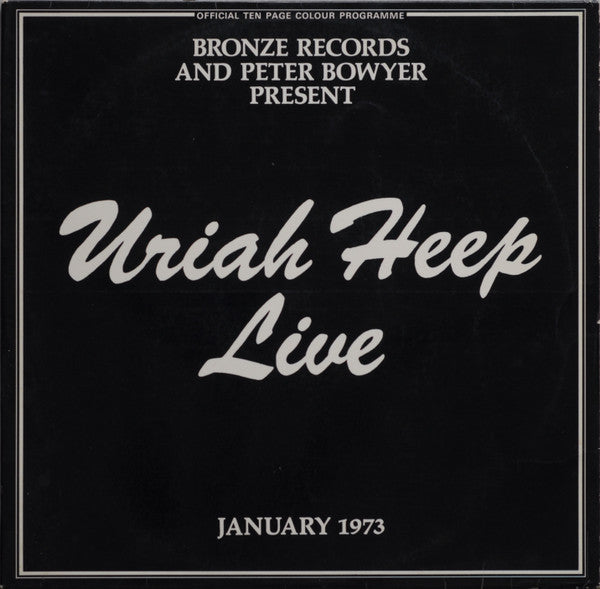 Uriah Heep – Uriah Heep Live      2LP    gatefold , booklet