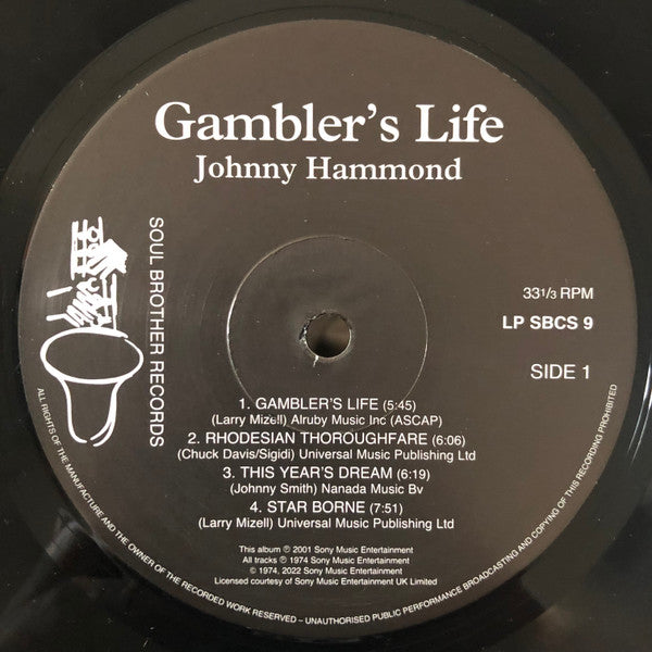 Johnny Hammond – Gambler’s Life