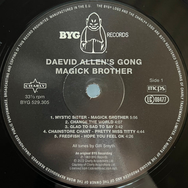 Gong – Magick Brother, Gatefold