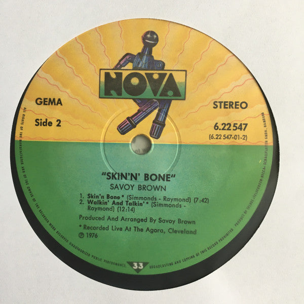 Savoy Brown ‎– Skin 'N' Bone