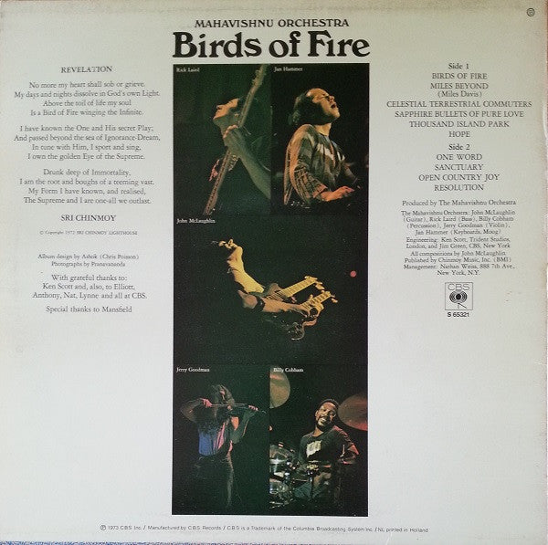 Mahavishnu Orchestra – Birds Of Fire