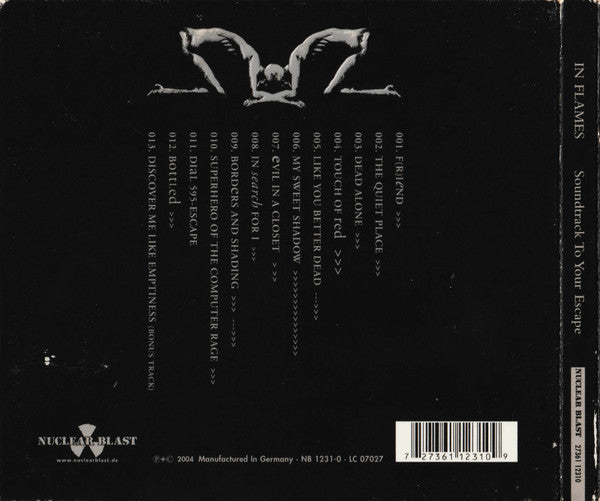 In Flames – Soundtrack To Your Escape, Digipak