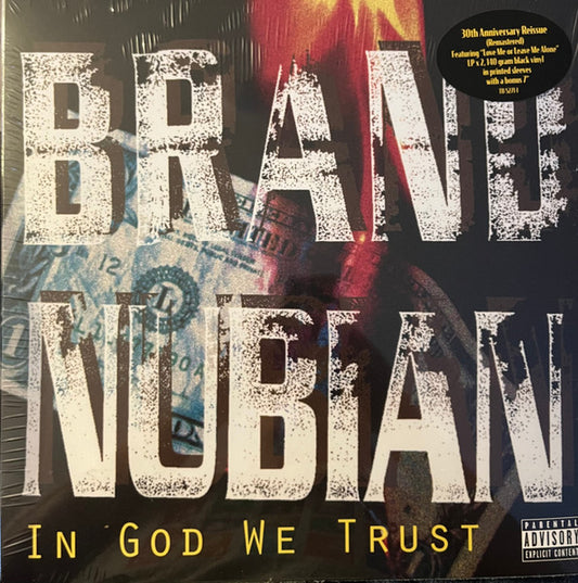 Brand Nubian – In God We Trust , 2LP , + Vinyl, 7", 45 RPM , 30th Anniversary EDITION