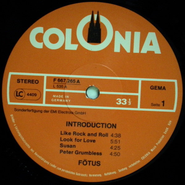 Fötus  ‎– Introduction