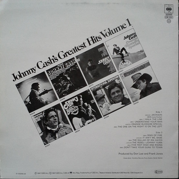 Johnny Cash – Johnny Cash's Greatest Hits Volume 1