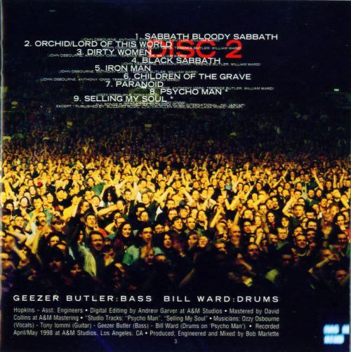 Black Sabbath – Reunion   ,  2 x CD, Limited Edition, DigiPak