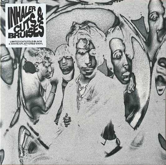 Inhaler  – Cuts & Bruises   ,   Limited Edition, Gatefold, Black & White Splattered