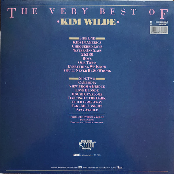 Kim Wilde – The Very Best Of Kim Wilde,  DMM