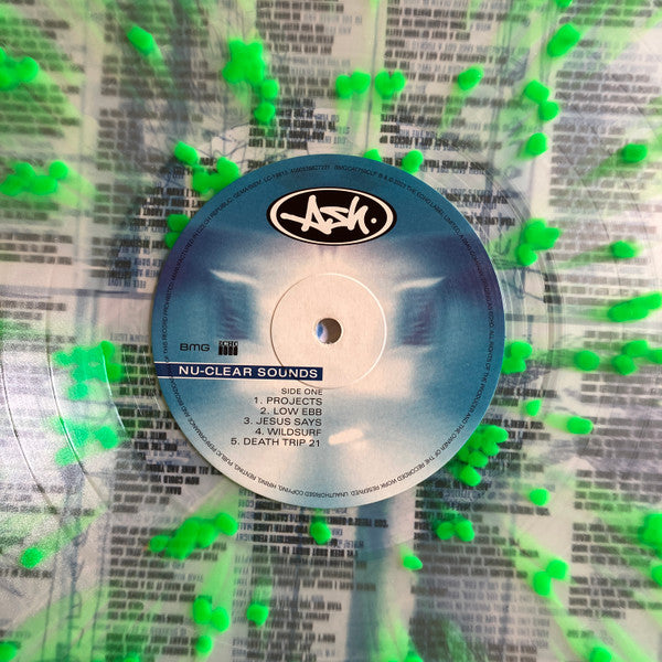 Ash – Nu-Clear Sounds, Gatefold, Clear With Green Nuclear Splatter