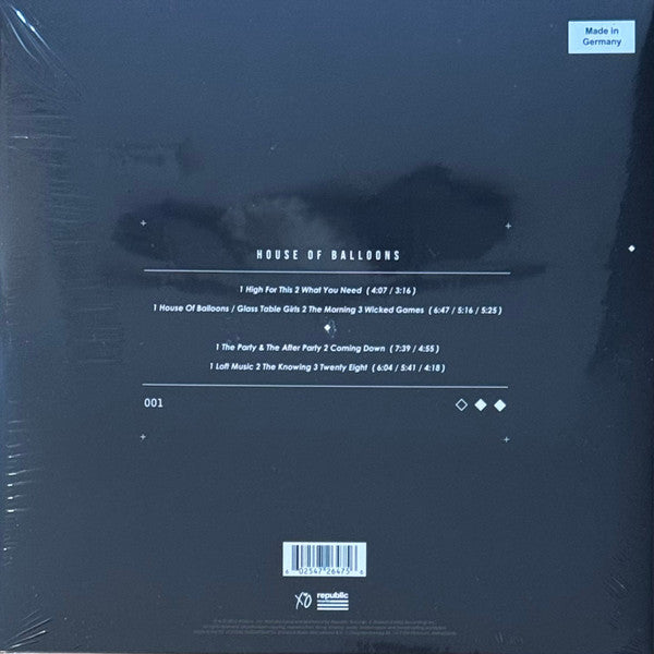 The Weeknd – House Of Balloons   ,  2LP , gatefold
