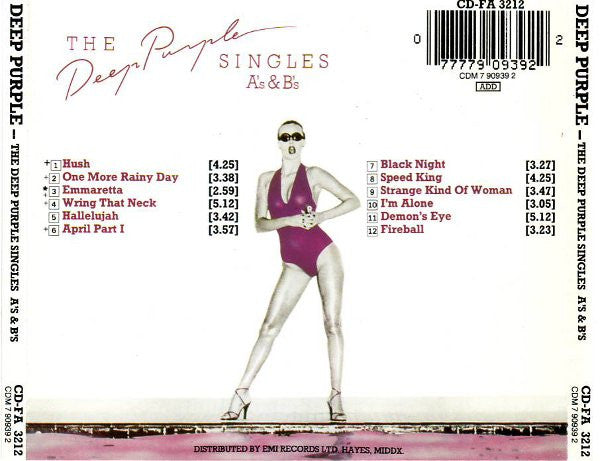 Deep Purple – The Deep Purple Singles A's & B's   ,  CD