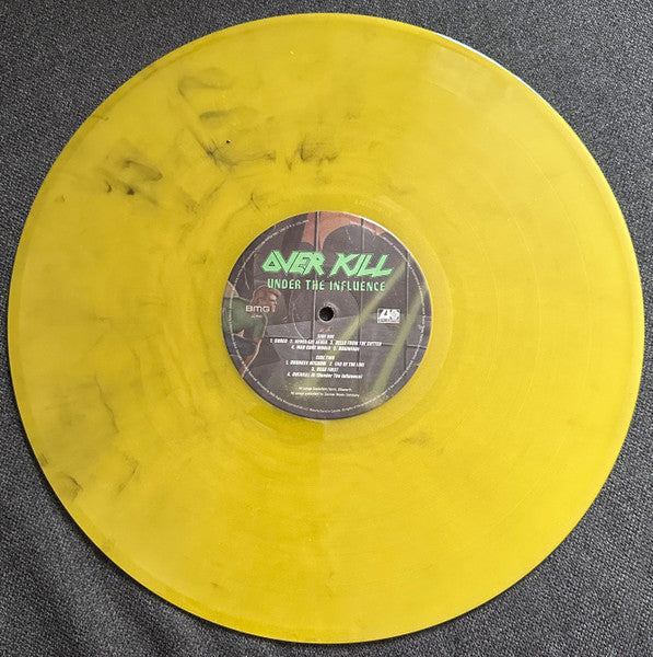 Overkill – Under The Influence, Yellow Marble Vinyl