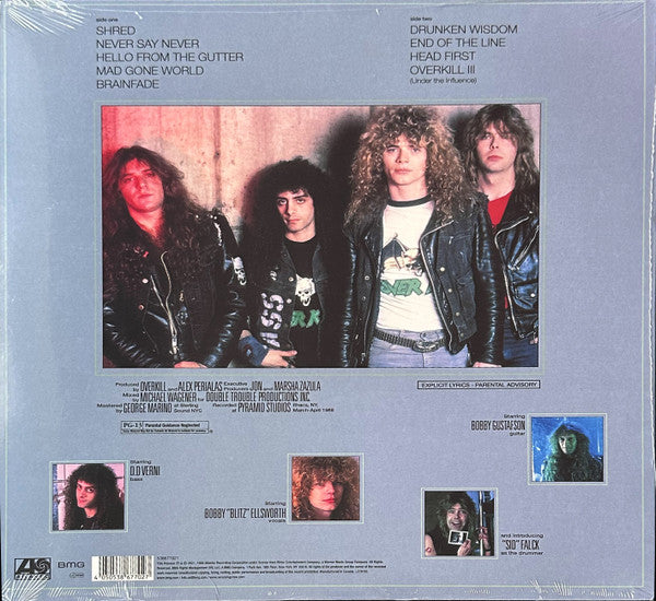 Overkill – Under The Influence, Yellow Marble Vinyl