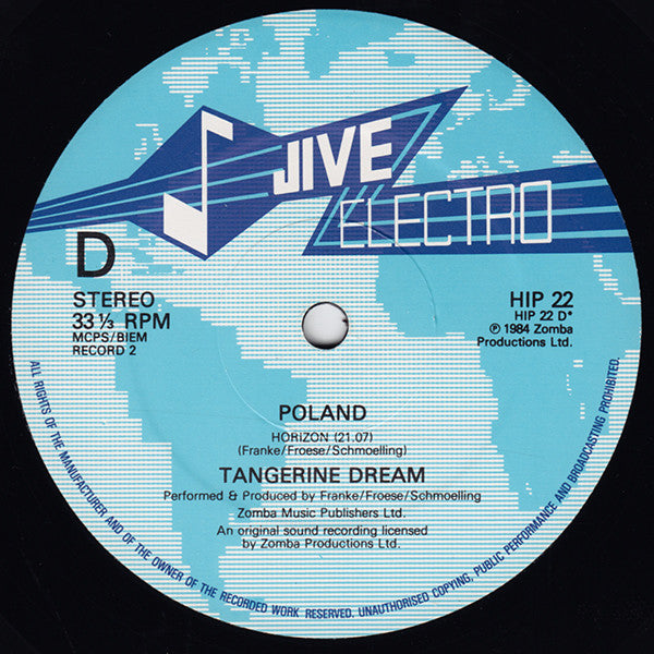 Tangerine Dream – Poland (The Warsaw Concert)   ,  2LP , Gatefold