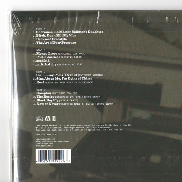 Kendrick Lamar – Good Kid, M.A.A.D City   ,  2 LP