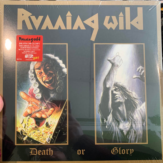 Running Wild ‎– Death Or Glory   ,  2LP , Gatefold , Grey vinyl