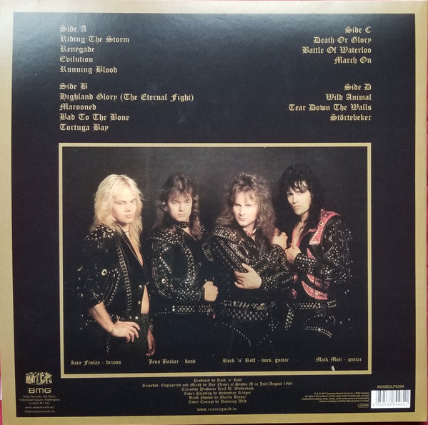Running Wild ‎– Death Or Glory   ,  2LP , Gatefold , Grey vinyl
