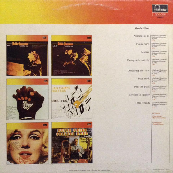 Gentle Giant – The Original Studio Gentle Giant - Vol. 1