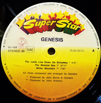 Genesis – The Lamb Lies Down On Broadway