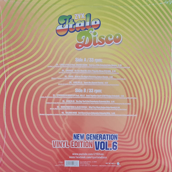 Various – ZYX Italo Disco New Generation Vinyl Edition Vol.6