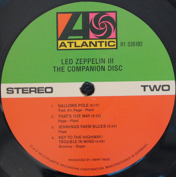 Led Zeppelin – Led Zeppelin III   ,  2LP , Deluxe Edition, Tri-fold Sleeve, 180 gram