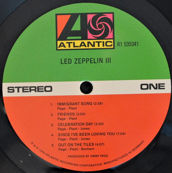 Led Zeppelin – Led Zeppelin III   ,  2LP , Deluxe Edition, Tri-fold Sleeve, 180 gram