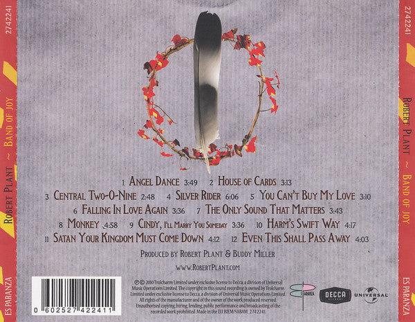 Robert Plant – Band Of Joy