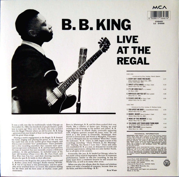 B.B. King – Live At The Regal