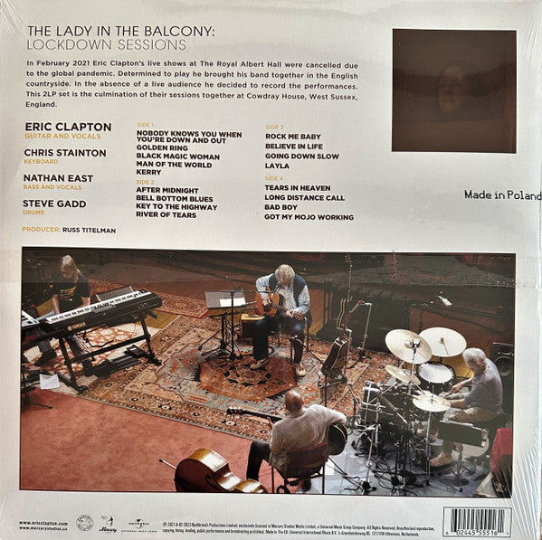Eric Clapton – The Lady In The Balcony: Lockdown Sessions, 2xLP, Limited Edition, Grey Vinyl