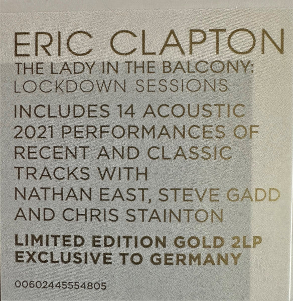 Eric Clapton – The Lady In The Balcony: Lockdown Sessions, 2xLP, Limited Edition, Gold Vinyl (Copy)
