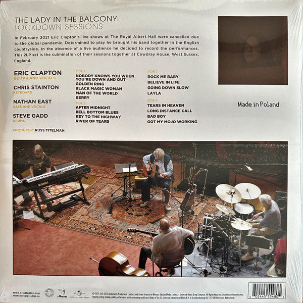 Eric Clapton – The Lady In The Balcony: Lockdown Sessions, 2xLP, Limited Edition, Gold Vinyl (Copy)