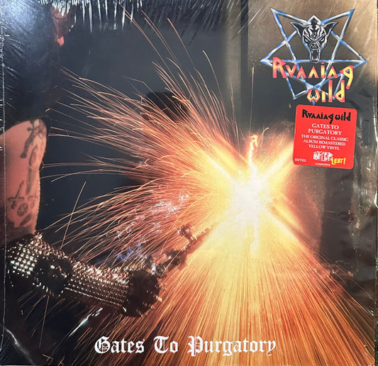 Running Wild ‎– Gates To Purgatory    ,  yellow vinyl