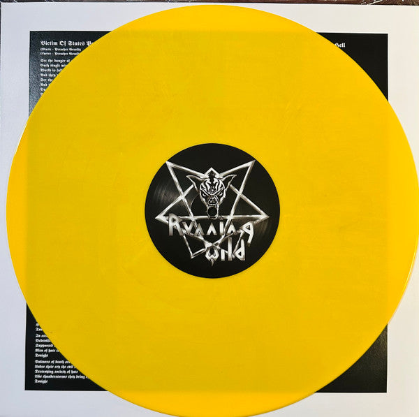 Running Wild ‎– Gates To Purgatory    ,  yellow vinyl