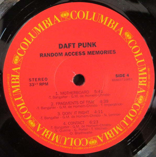 Daft Punk – Random Access Memories  ,  2LP , , Gatefold , 180 gram