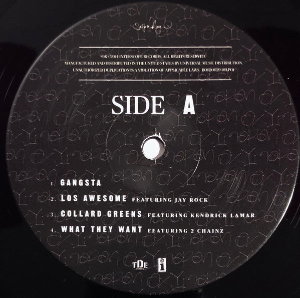 Schoolboy Q ‎– Oxymoron   ,  2 LP  , Gatefold