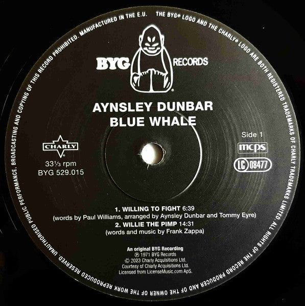 Aynsley Dunbar / Blue Whale – Blue Whale  ,  Limited Edition,  180g