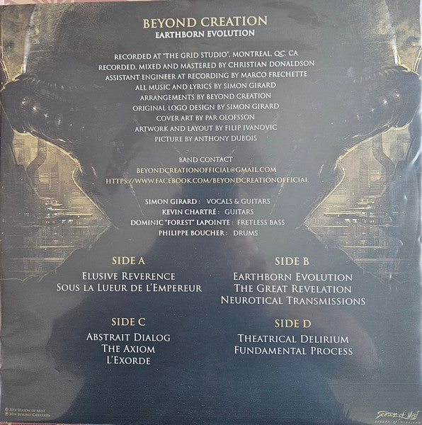 Beyond Creation – Earthborn Evolution   , 2LP , GATEFOLD , LIMITED EDITION  350 COPY WORLDWIDE